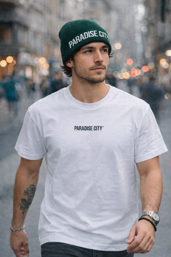 Gorro tejido reversible