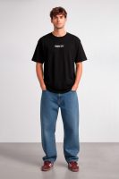 Remera Foundation Oversize Black