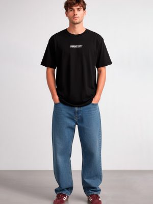 Remera Foundation Oversize Black